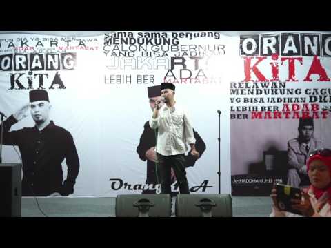 AHMAD DHANI   "AHOK BUKAN ORANG CINA"