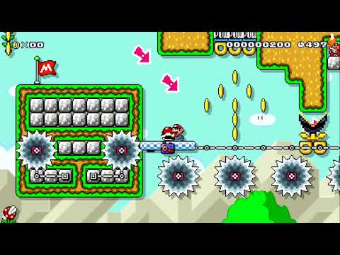 Saw You Later by PONZIO44 - SUPER MARIO MAKER - NO COMMENTARY 1bb