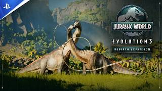 Jurassic World Evolution 3 : Extension Renaissance - Bande-annonce de lancement - 4K | PS5