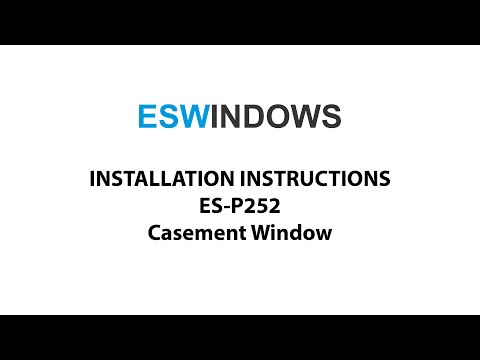 ESWindows Installation Instructions ES - P252
