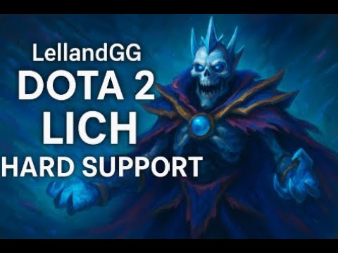 Lich Hard Support Gameplay | Vision Control, Teamfights, and Winning as Position 5 | Dota 2
