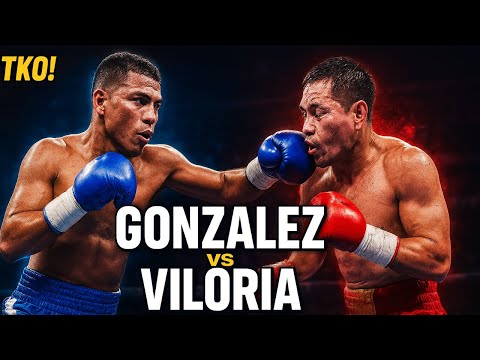 Roman Gonzalez vs Brian Viloria | Brutal TKO Finish! | Full Intense Boxing Highlights HD