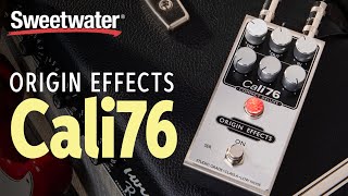 Video thumbnail for Origin Effects Cali76 Compact Deluxe Compressor Pedal Demo by Sweetwater