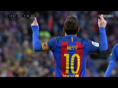 Lionel Messi vs Osasuna (Home) 16-17 (26/04/2017) - English Commentary