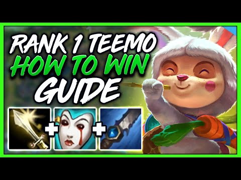 *'RANK 1 TEEMO* HOW TO USE JUNGLE TEEMO TO WIN EVERY GAME (GET OUT OF ELO HELL) - League of Legends
