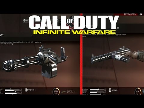 Infinite Warfare: FREE "Trencher" LMG + "Auger" SMG Gameplay! (New Update)