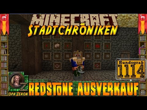 Minecraft #1114 -Stadtchroniken- Redstone Ausverkauf [HD+Deutsch]