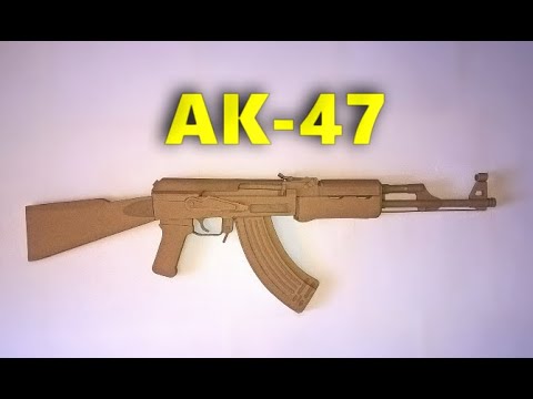 AK 47 out of Cardboard