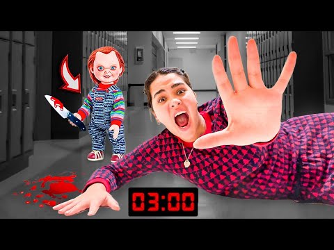 O CHUCKY DA DEEP W3B APARECEU DE UMA FORMA ASSUSTADORA AS 3:00 HORAS DA MANHÃ !!!