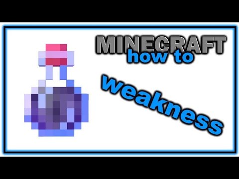 How to make Potion Of Weakness in Minecraft