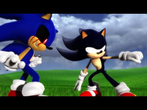 Dark Hyper Sonic and Dark Sonic.EXE V.S. Fleetway Super Sonic - The Finale  [Animation] ソニック v. ソニック 
