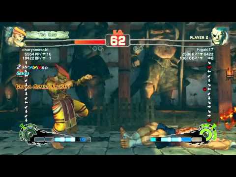 SSF4 AE Adon (charysmasato) vs Sagat (higaki 17) Japanese Ranking Match