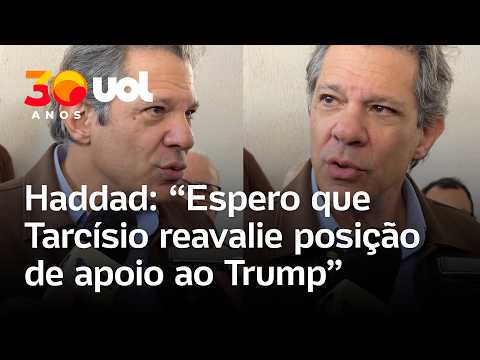 Haddad critica tarifaço de Trump e pede união para o Brasil responder ‘a essa ofensa gratuita’