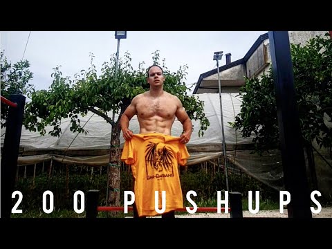 200 PUSHUPS STRAIGHT NO PAUSE - SERG NEWERA THE BAR-BARIAN