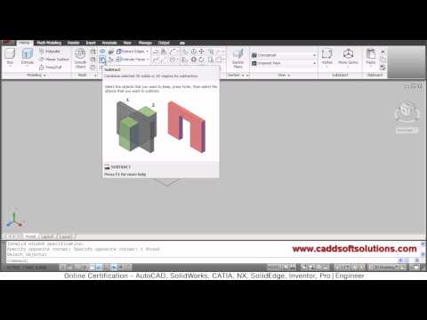 AutoCAD Tutorial Circle Command 3 Point 2 Point Tan Tan Radius Tangent Circles