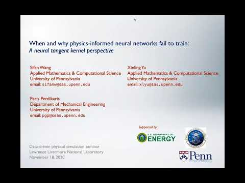 DDPS | "When and why physics-informed neural networks fail to train" by Paris Perdikaris