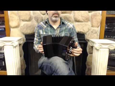 CONCJACTREBL030BK - Black Concertina Connection Jackie English Concertina Treble G3-C6 $425