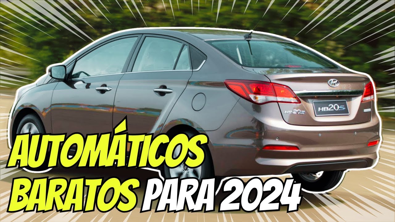 INCRÍVEIS! 5 Melhores Carros AUTOMÁTICOS Até 60 Mil Confiáveis, Econômicos E Baratos