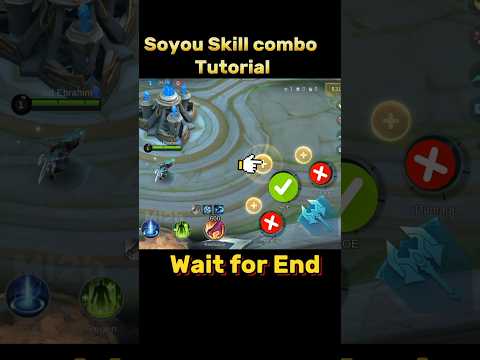 Soyou Skill combo Tutorial Mobile legends #ml2b #soyou #soyoututorial #mlbb #newherosoyou #tutorial