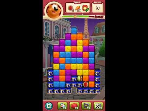 Toon Blast Level 6295 - NO BOOSTERS 🐻🐺🐱 | SKILLGAMING ✔️