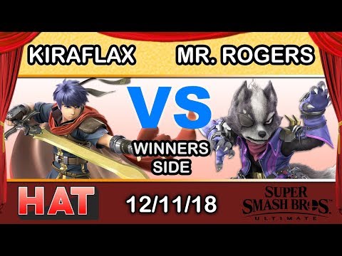 HAT 46 - Kiraflax (Ike) Vs. Mr. Rogers (Wolf) Winners Side - Smash Ultimate
