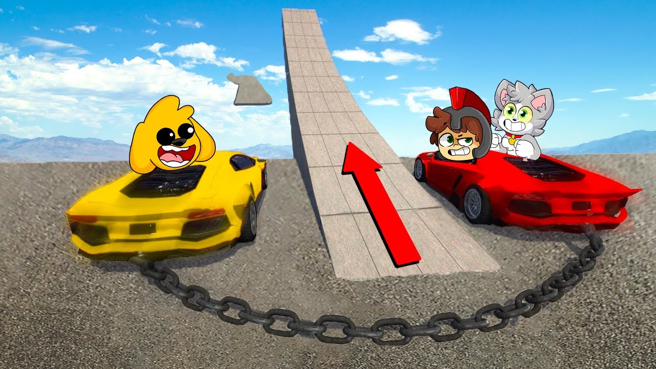 SALTOS de ALTA VELOCIDAD IMPOSIBLES đ±đ ÂżCHOCAREMOS? en MIKECRACK CARRERA GTA 5 ONLINE #12