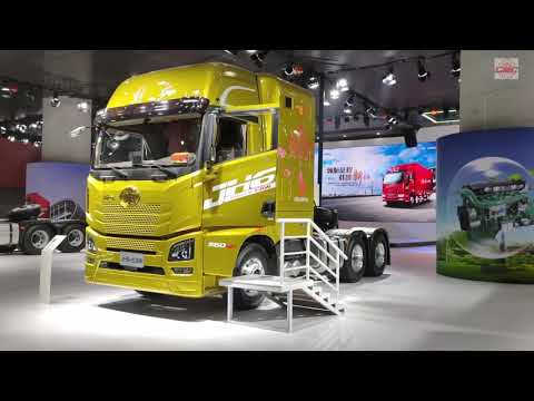 The moving home FAW JH6 new exclusive creation tractor truck 2 sleepers&family A C in 2020 Guangzhou