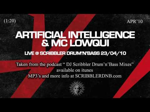 Scribbler: LIVE - ARTIFICIAL INTELLIGENCE & MC LOWQUI - SAMPLE