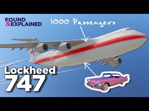 1000 Passenger C-5 Galaxy That Could Transport Cars As Luggage - The Lockheed L-500