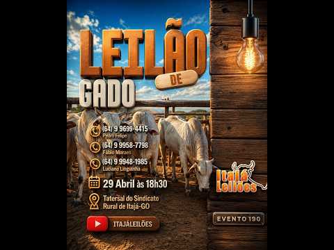 LEILAO DE GADO DA ITAJÁ LEILÔES