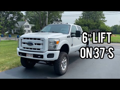 Ford F-250 On A 6” Rough Country Lift And 37 Fury’s (overview of my truck)