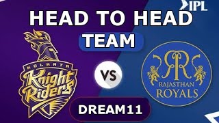 KKR vs RR best head to head team for dream 11 by dream champs || IPL2020 ||Todays match team