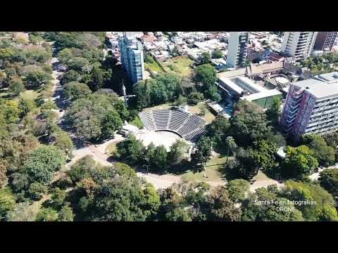 Toma aérea del Anfiteatro Juan de Garay .( Santa Fe)