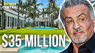 Inside Sylvester Stallone's $35 MILLION Palm Beach Mansion