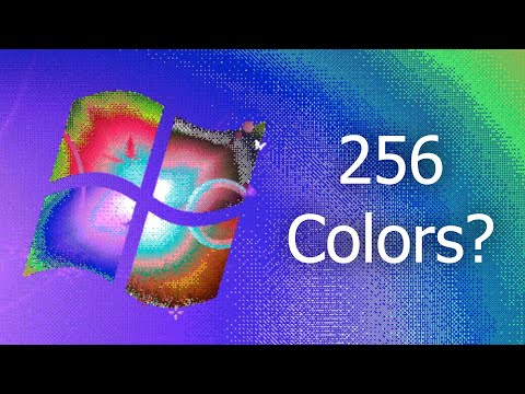 Windows 7 in only 256 colors?