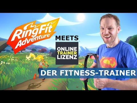 Echte Fitness mit Videospielen? | Online Trainer Lizenz meets Ring Fit Adventure