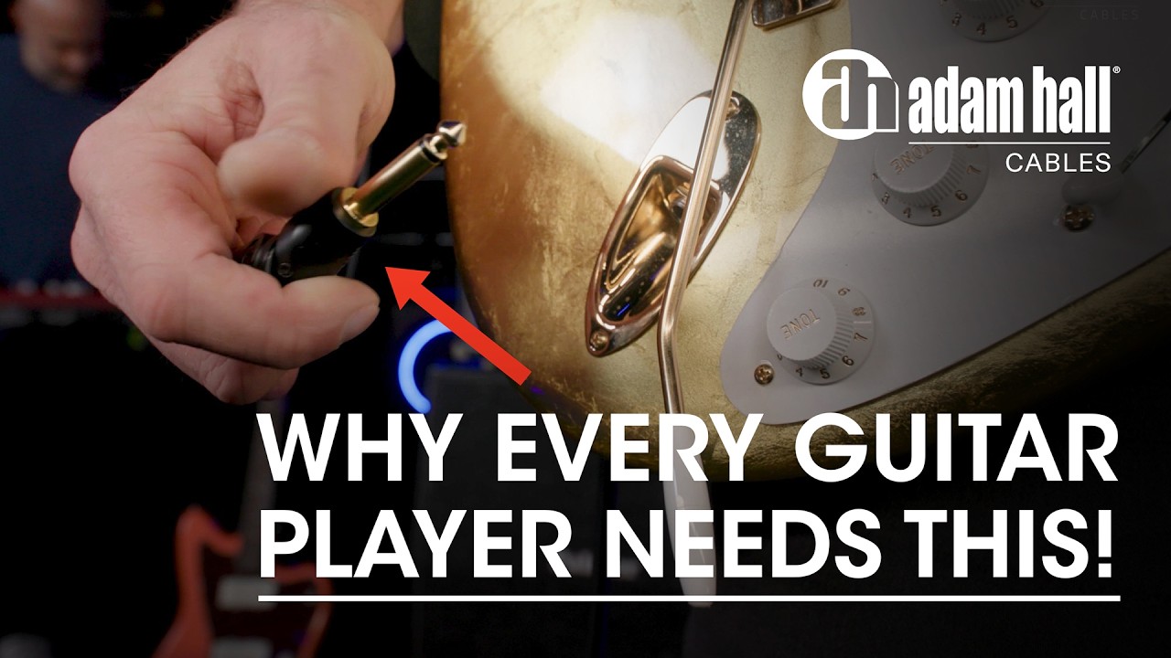 Adam Hall Cables FLIPJACK | The ultimate live cable solution for guitarists and bass players! - YouTube