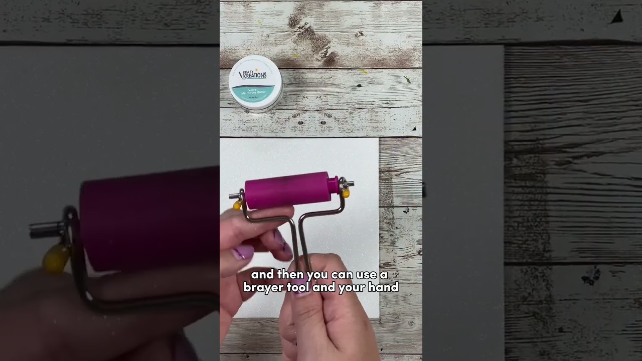 Making Micro Fine Glitter Paper - #shorts