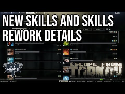 New Skills & Skills Rework Details For Patch 12.7 - ESCAPE FROM TARKOV