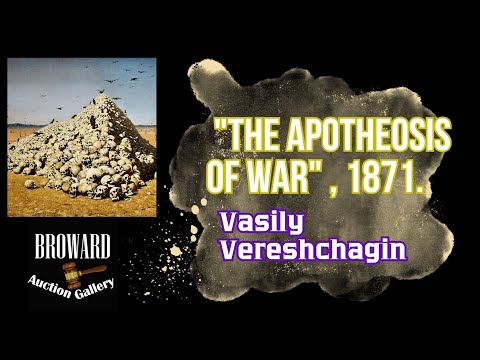 Vasily Vereshchagin "The apotheosis of war" , 1871. Moscow. The State Tretyakov Gallery #museum #art