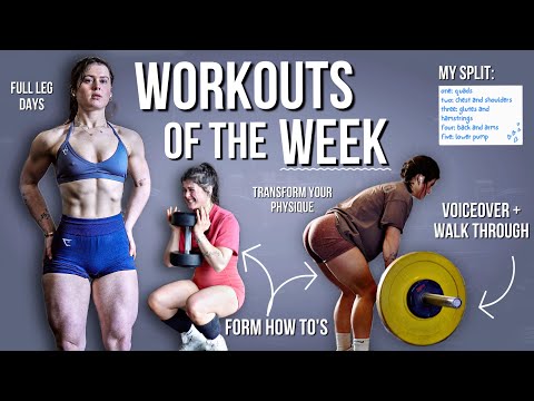 My Full Week Of Workouts: How to *INSANELY* Transform your Physique