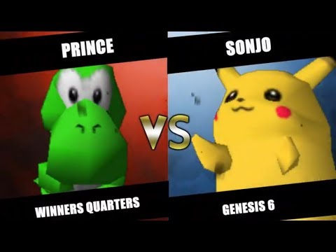 G6 - Prince (Yoshi) Vs. Sonjo (Pikachu) - SSB64 Winners Quarters