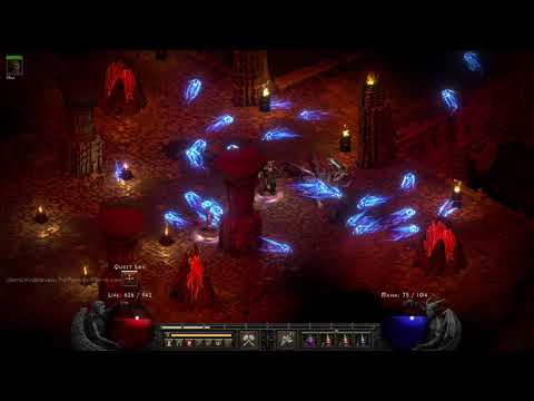 Diablo II Resurrected: Baal Normal - Dual Mace Frenzy Barb
