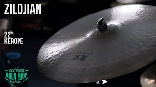 Video thumbnail for Zildjian 22" Kerope by West Coast Drum Shop