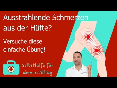 Endlich schmerzfrei: Eine einfache Übung gegen ausstrahlende Hüftschmerzen ins Bein