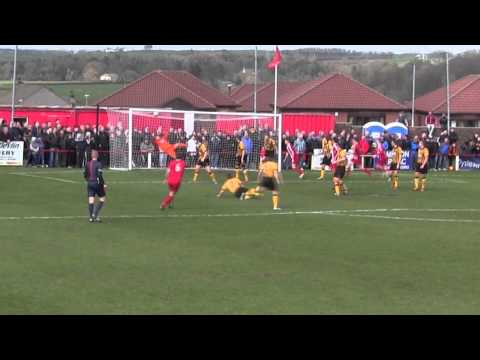Scottish Cup Semi Finals 1st Leg Goals - Hurlford United 1 - 3 Talbot