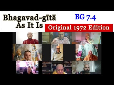 [BG 7.4] The Separated Material Energies of Kṛṣṇa