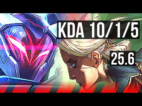 MORDEKAISER vs CAMILLE (TOP) | 10/1/5, 7 solo kills, Legendary, 700+ games | EUW Diamond | 25.6