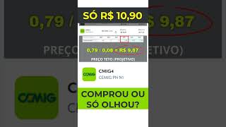 CMIG4 POR R$ 10,00 | ATÉ QUAL PREÇO COMPRAR CMIG4? CONFIRA O PREÇO TETO PARA 2026 #cmig4