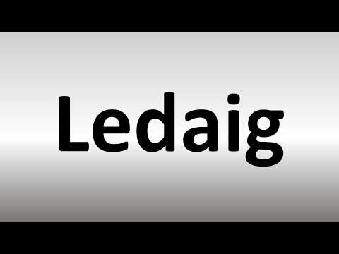 How to Pronounce Ledaig